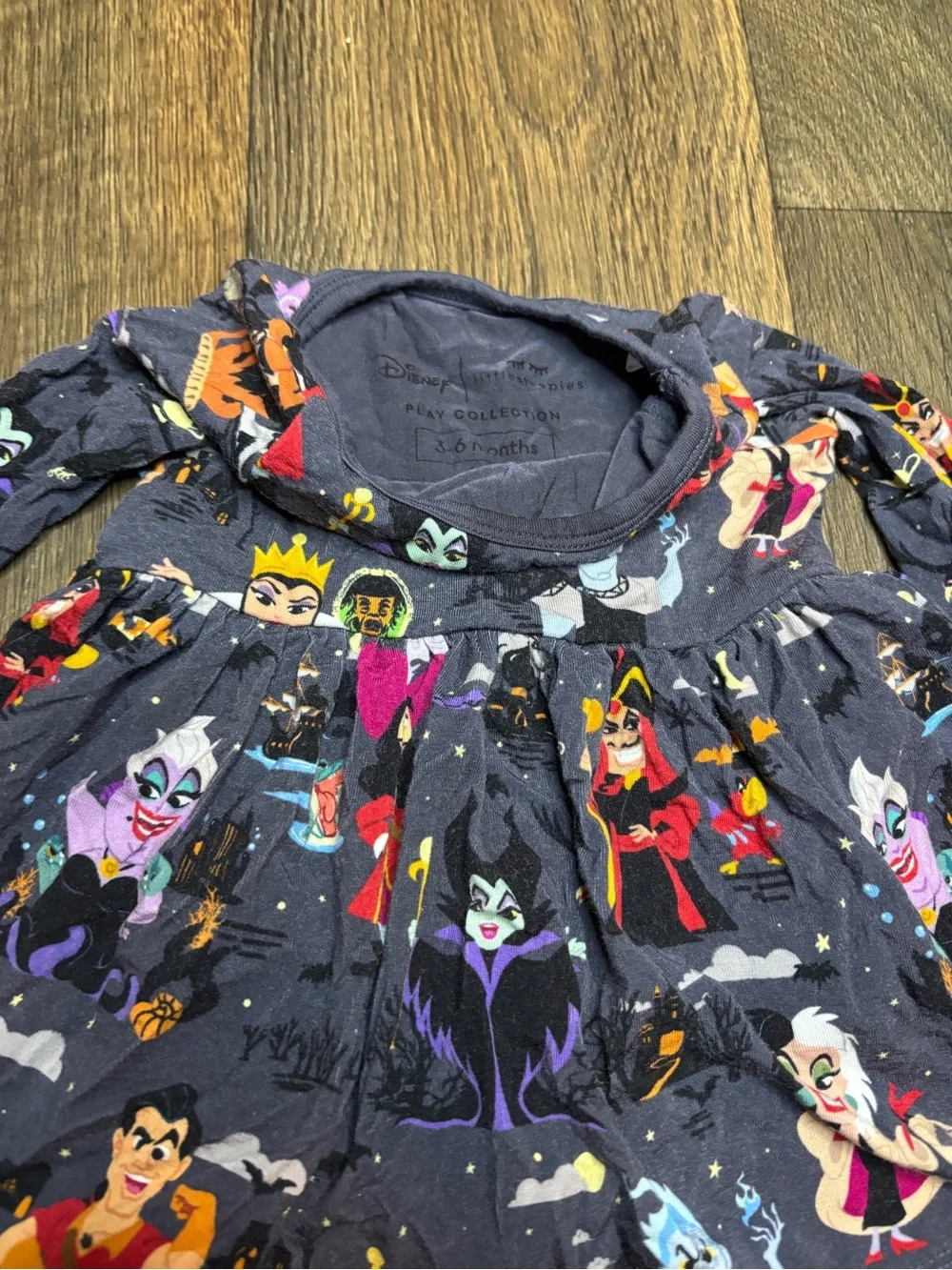 Little Sleepies Navy Halloween Disney Villains Long-Sleeve Costume Dress